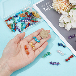 48 шт. 8 стиля подвески-соединители из натуральных и синтетических драгоценных камней&nbsp;PALLOY-GO00057