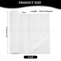 Htv転送ビニールシート  Tシャツのビニールの鉄  服生地装飾用  ホワイト  320x0.3mm  10 m /ロール&nbsp;DIY-WH0304-924