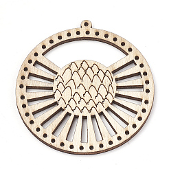 Неокрашенная деревянная люстра&nbsp;LS-X-WOOD-T008-44