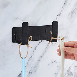 4 комплект двухцветных самоклеящихся настенных держателей для крышек кастрюль из нержавеющей стали AJEW-FH0004-53