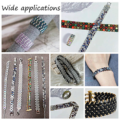 960 pièces 2 couleurs galvanoplastie perles de rocaille en verre&nbsp;SEED-NB0002-02