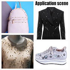 200 комплект заклепок-гвоздиков из АБС-пластика с имитацией жемчуга KY-GO0001-06A