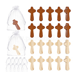 Сосновые крестовые украшения&nbsp;DJEW-PH0001-64