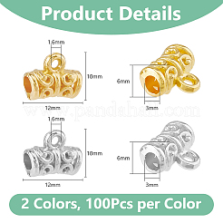 200 шт. 2-х цветные пластиковые трубчатые дужки ccb CCB-DC0001-11