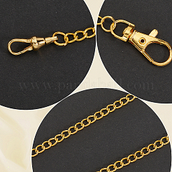 2 шт. 2-х цветные витые цепочные ремни из сплава для брюк AJEW-CY0001-68