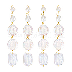 20 шт. 5 подвески из натурального жемчуга PALLOY-PH01822