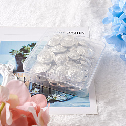 80шт 8 стиля латунные пуговицы с хвостовиком&nbsp;BUTT-TA0001-08S