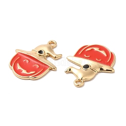 Подвески из сплава хэллоуина с эмалью&nbsp;ENAM-K069-07C-G