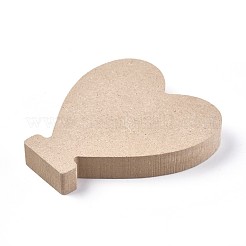 Décoration en bois coeur inachevé&nbsp;DIY-WH0162-63