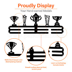 Модная железная вешалка для медалей&nbsp;ODIS-WH0021-130