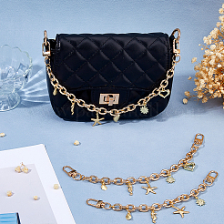 3 шт. алюминиевые цепи для кабеля&nbsp;HJEW-HS00048