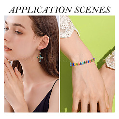 17 нить 17 цвета гальванические стеклянные бусины нити&nbsp;EGLA-TA0013-43