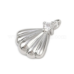 Подвески из латуни с прозрачным фианитом&nbsp;LS-KK-L238-31P