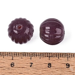 Perles de verre filées côtelées faites à la main&nbsp;LAMP-N042-04H