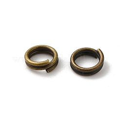 真鍮スプリットリング  ダブルループ丸カン  カドミウムフリー＆鉛フリー  アンティークブロンズ  1.4x5mm  内径約4.3mm  約4024個/400g&nbsp;J0CP5052