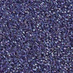 MIYUKIデリカビーズ  シリンダー  日本製シードビーズ  11/0  （db1245)透明光アメジストab  1.3x1.6mm  穴：0.8mm  約2000個/10g&nbsp;X-SEED-J020-DB1245