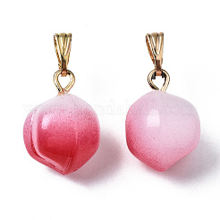 Pendentifs en verre peint à la bombe&nbsp;GLAA-N035-015-A01