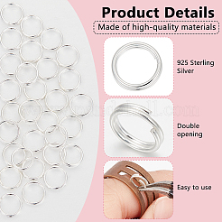 925 серебряное разделенное кольцо для прыжков FIND-BC0005-42B