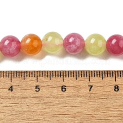 Gefärbte natürliche malaysia jade perlen stränge&nbsp;G-G021-02B-16