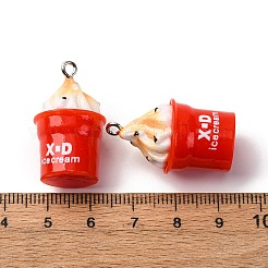 Подвески из непрозрачной смолы&nbsp;RESI-I337-02P