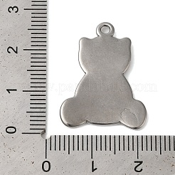 Pendentifs en acier inoxydable 304 anti-ternissement&nbsp;STAS-N103-20P