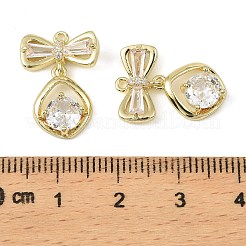 Латунные микро проложить кубического циркония подвески&nbsp;LS-KK-C107-20B-G