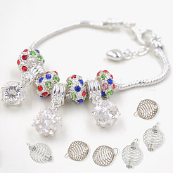 30 pendentif en fil d'acier et 2 styles en acier inoxydable 304&nbsp;STAS-DC0012-65