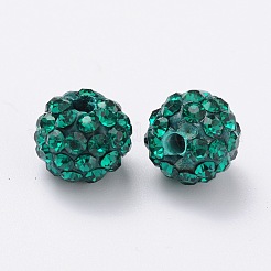 Pave disco бусины RB-Q195-8mm-205