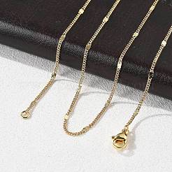 Латунь цепи ожерелья&nbsp;X-MAK-L009-12G