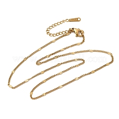 2 mm Unisex-Halsketten aus strukturiertem&nbsp;NJEW-P356-07A-G