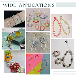 Набор стеклянных круглых бусин&nbsp;SEED-WH0002-02