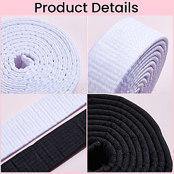2 ceinture de taekwondo bicolore&nbsp;AJEW-CN0007-61