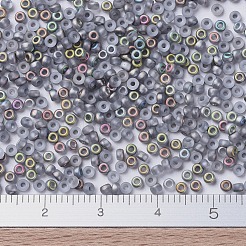 MIYUKIラウンドロカイユビーズ  日本製シードビーズ  11/0  （rr4557) vitrailマット  2x1.3mm  穴：0.8mm  約5500個/50g&nbsp;SEED-X0054-RR4557