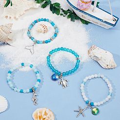 Наборы для самостоятельного изготовления браслетов на морскую тематику&nbsp;DIY-SC0014-07AS
