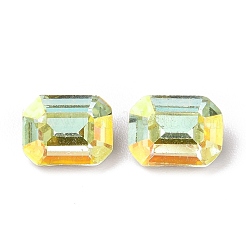 Cabochon in strass di vetro in stile ab chiaro&nbsp;RGLA-J018-A-LA