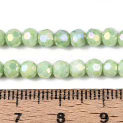 Антикоррозийные гальванические стеклянные бусины&nbsp;X-EGLA-T021-4mm-15-09