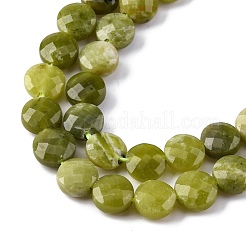 Природные китайский нефрит бисер пряди G-C179-A49-03