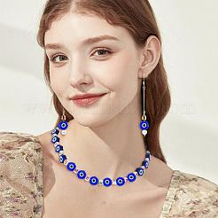 3 нити бусины ручной работы от сглаза лэмпворк нити&nbsp;LAMP-DC0001-16