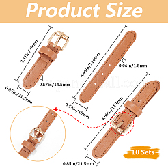 10 jeu de boutons métalliques en alliage de simili cuir pour la confection de sacs&nbsp;FIND-GF0009-64A