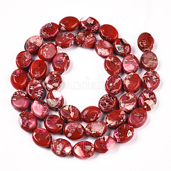 Натуральные имперские нитки из яшмы G-S355-88B-03