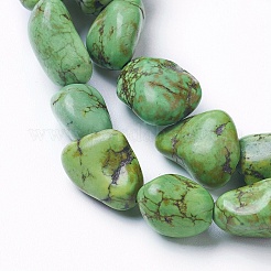 Fili di perline howlite naturale&nbsp;X-G-F592-01