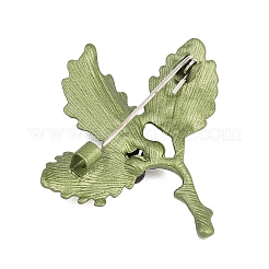Pins de revers en alliage plaqué or en forme de cardamome pour vêtements de sac à dos&nbsp;JEWB-B037-01G