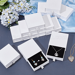 24 шт. квадратные картонные коробки для упаковки ювелирных изделий&nbsp;CON-OC0001-75