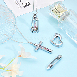 4 комплект из 4 стеклянных подвесок в виде бутылок желаний&nbsp;GLAA-CA0001-50