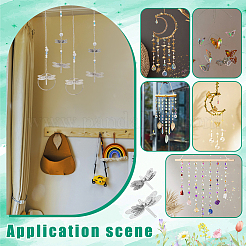 12 шт. 2 стиля латунных филигранных соединительных звеньев&nbsp;KK-NB0003-93P