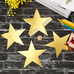 80 шт. бумажные блестящие звезды для украшения стены&nbsp;AJEW-SP0001-15B-01