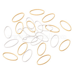 24 шт. 2-х цветные латунные соединительные кольца&nbsp;KK-TA0003-06