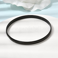 Schlichte Armreifen aus Edelstahl 304 für Damen und Herren&nbsp;BJEW-Z167-01M-02