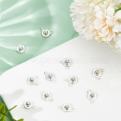 20 шт. застежка-кнопка из нержавеющей стали 201 STAS-GO0001-18S