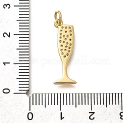 Латунные микро проложить кубического циркония подвески KK-Q043-18G